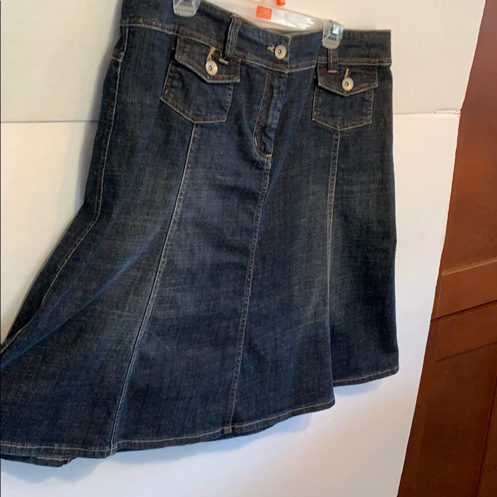 Denim skirt worn once size 12 size 14